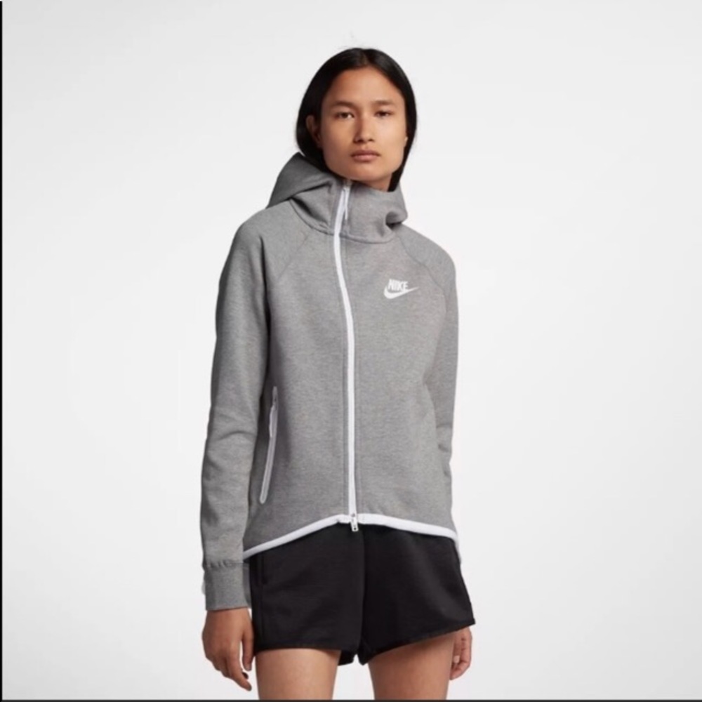 Nike Tech Fleece Cape Style Asym Zip Hoodie